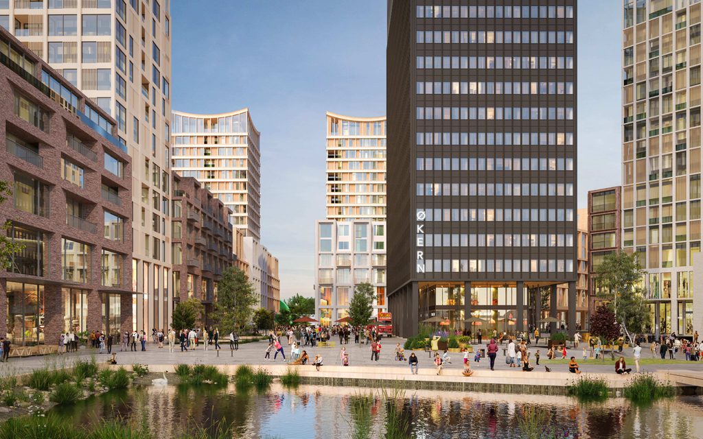 Økern sentrum sentraltorget cropped